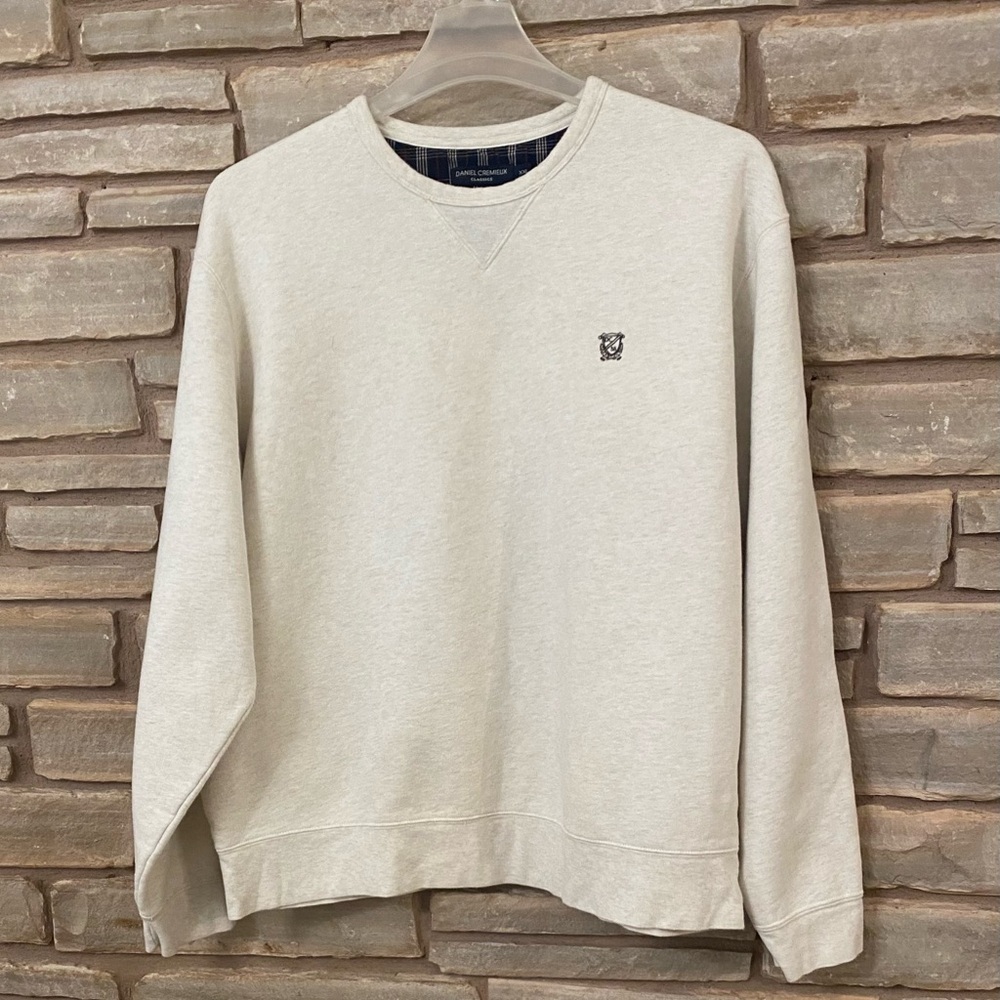 Daniel Cremieux Men's Cream Long Sleeve Crewneck
Sweatshirt Size XXL - Picture 2 of 12